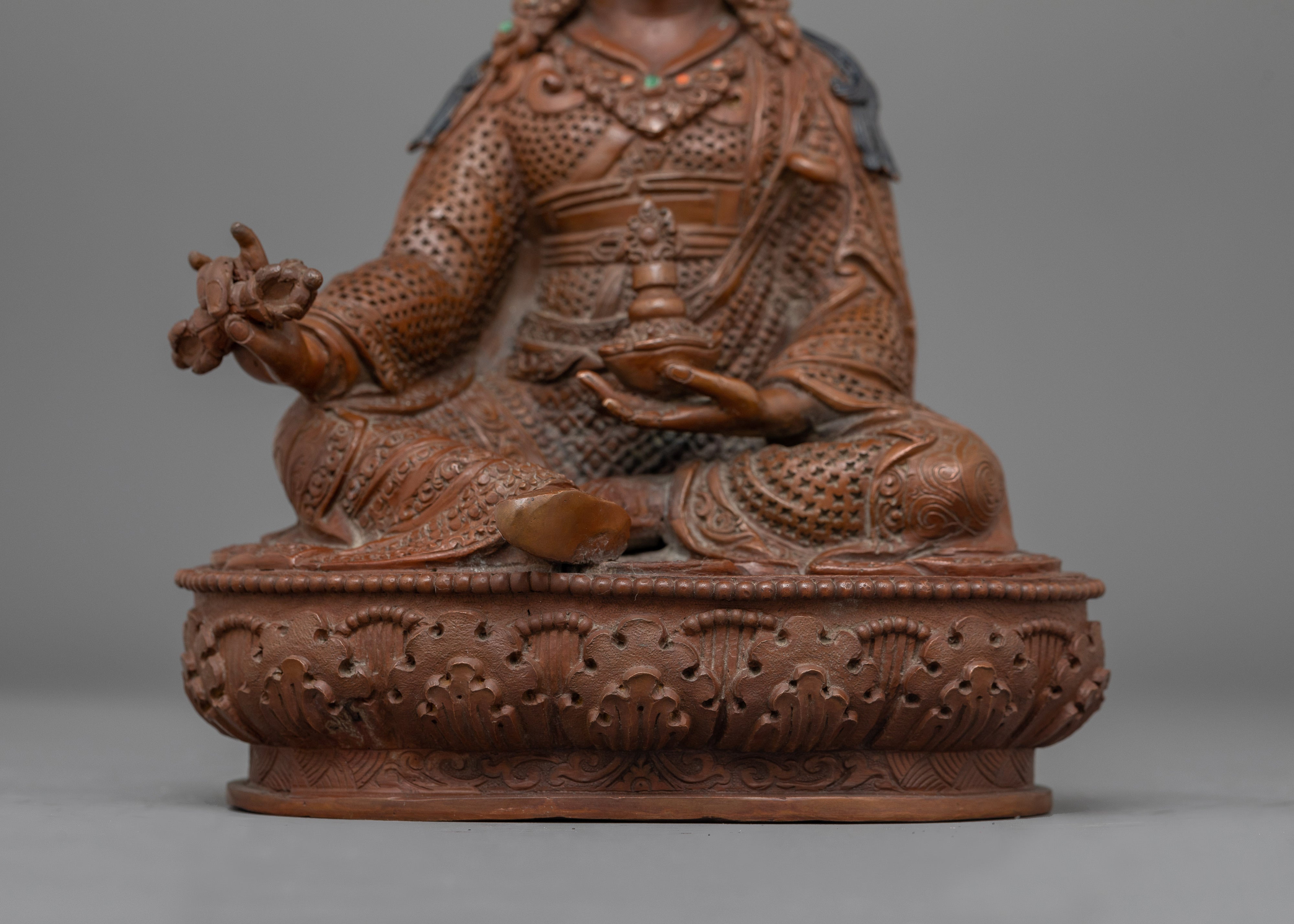 Guru Rinpoche Padmasambhava figurine | Tibetan Buddhist Master for Meditation