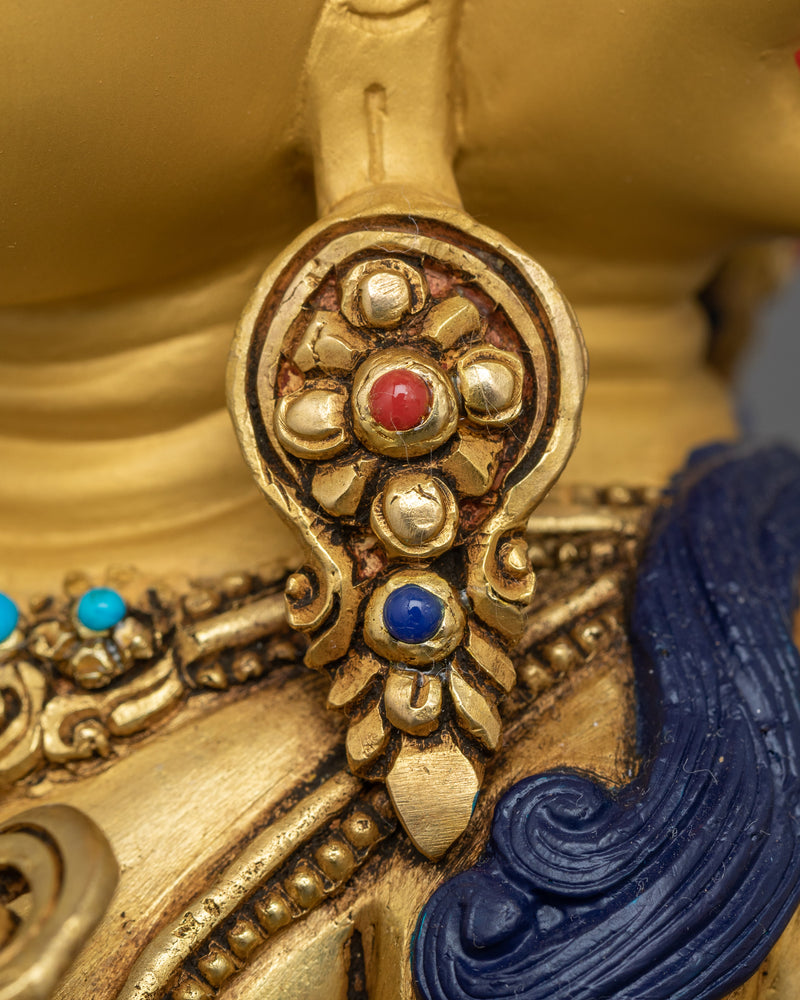 Dakini Golden Namgyalma Statue | Tibetan Symbol of Life Extension