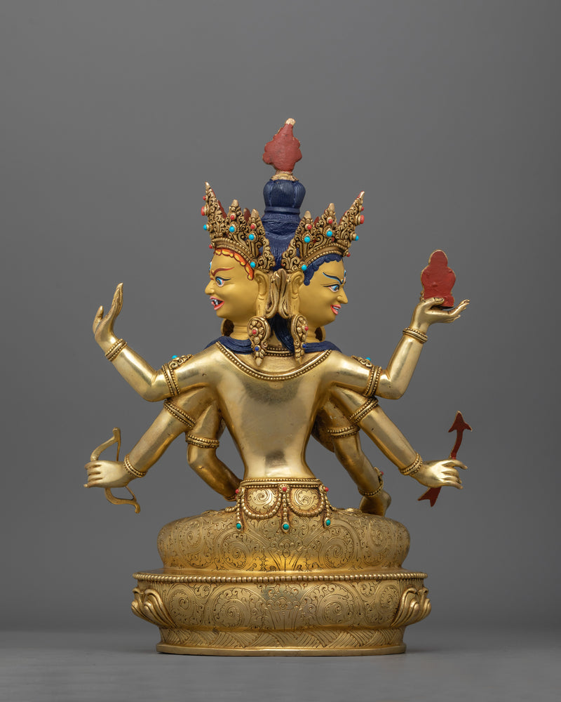 Dakini Golden Namgyalma Statue | Tibetan Symbol of Life Extension