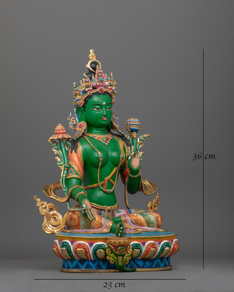 divine-green-tara-statue