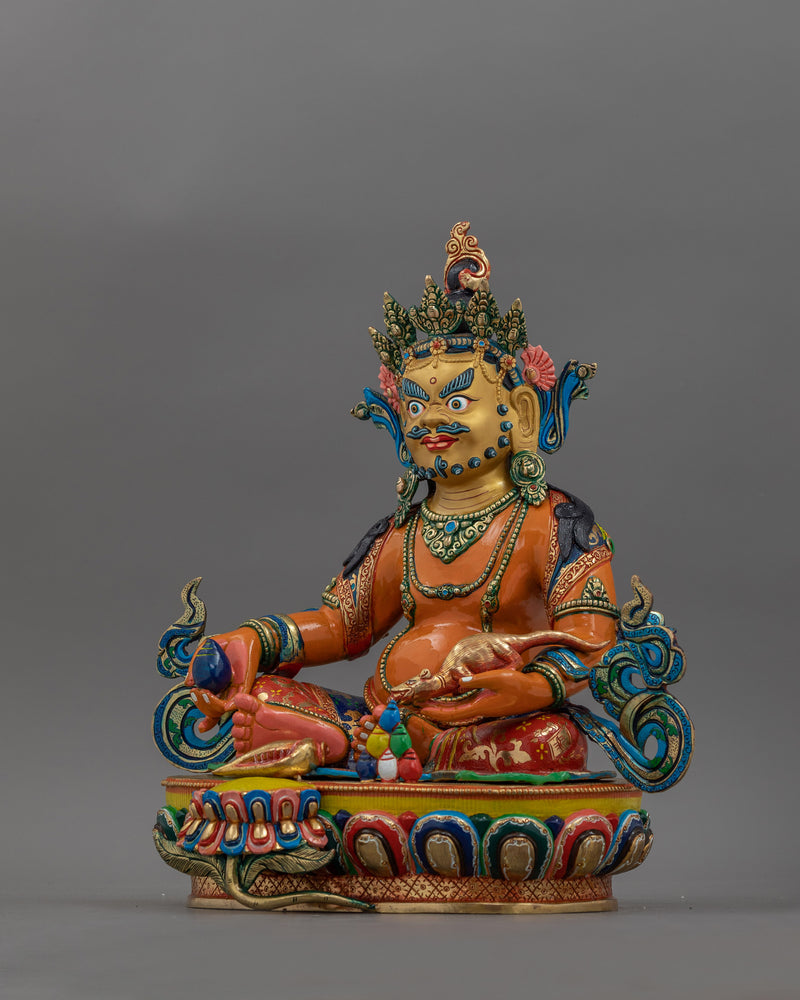 Precious Prosperity Deity Dzambhala Statue | Symbol of Wealth, Prosperity, Protection and Success