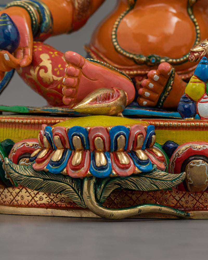 Precious Prosperity Deity Dzambhala Statue | Symbol of Wealth, Prosperity, Protection and Success