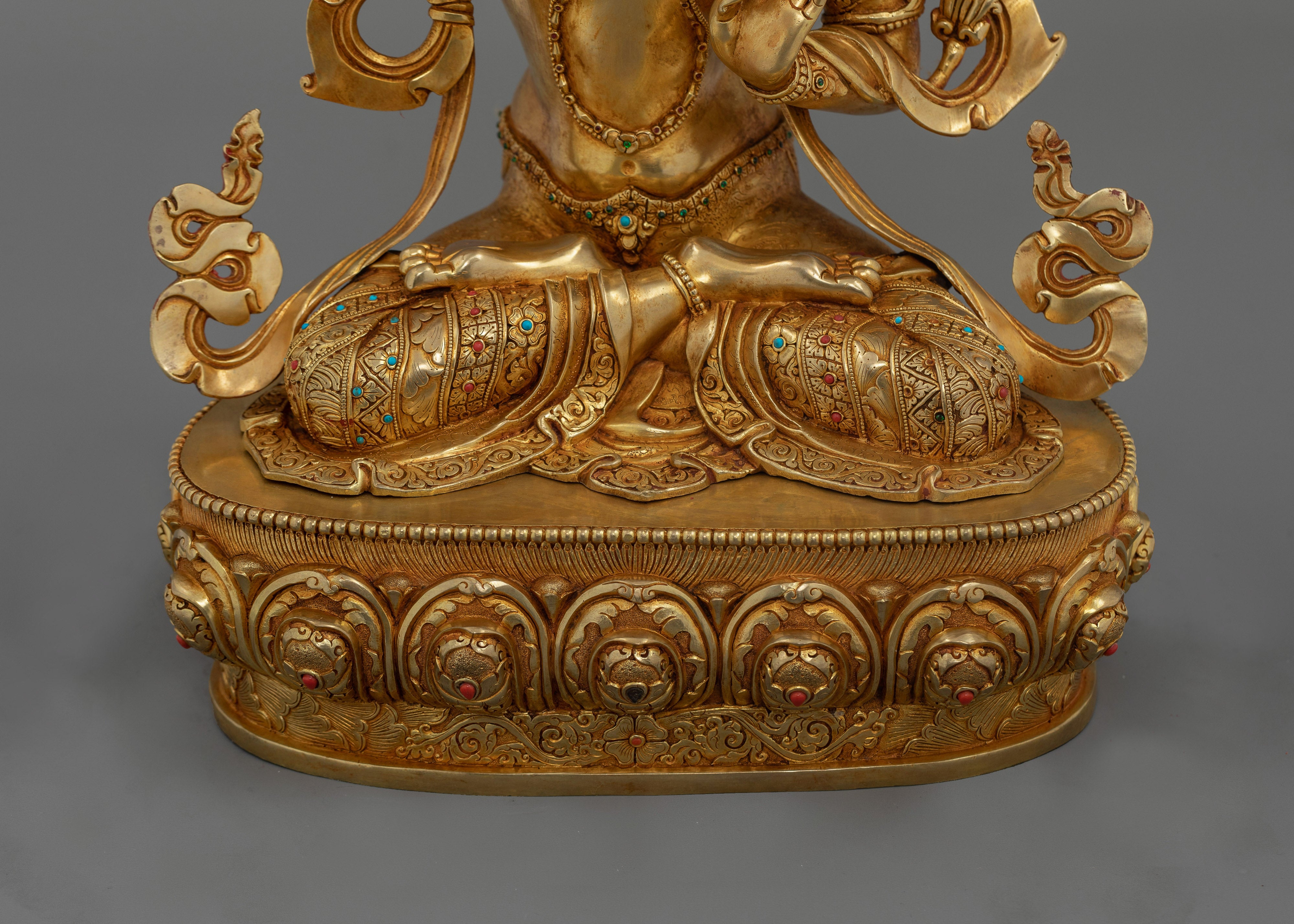 Sacred Manjushri Guardian of Wisdom Statue |  Symbol of Knowledge and Enlightenment