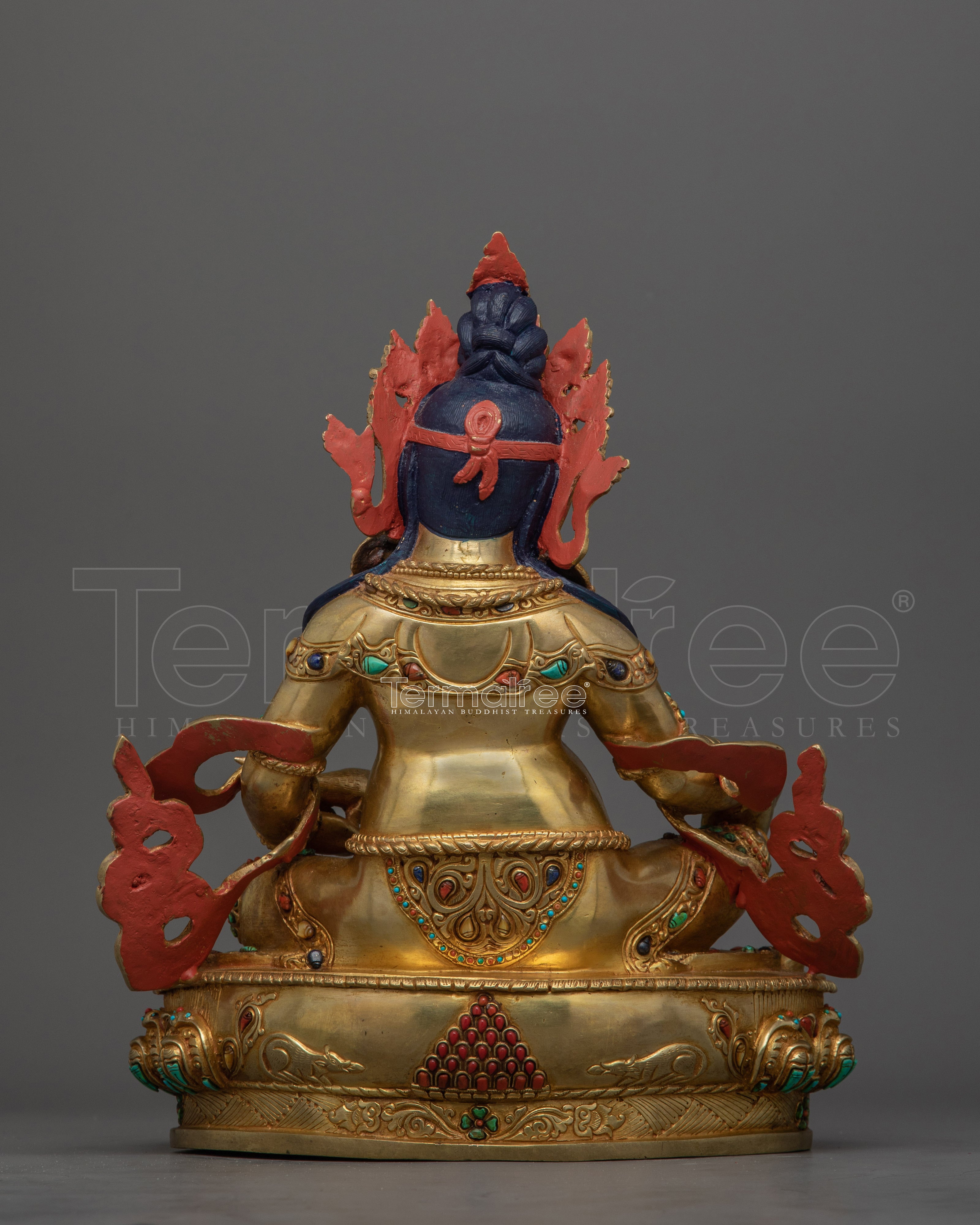 Sacred Buddhist Wealth Deity Dzambhala Statue | Symbol of Prosperity and Abundance