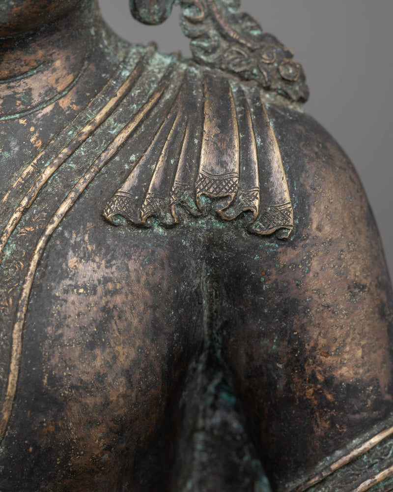 Serene Shakyamuni Enlightened Buddha | Symbol of Tranquility and Enlightenment