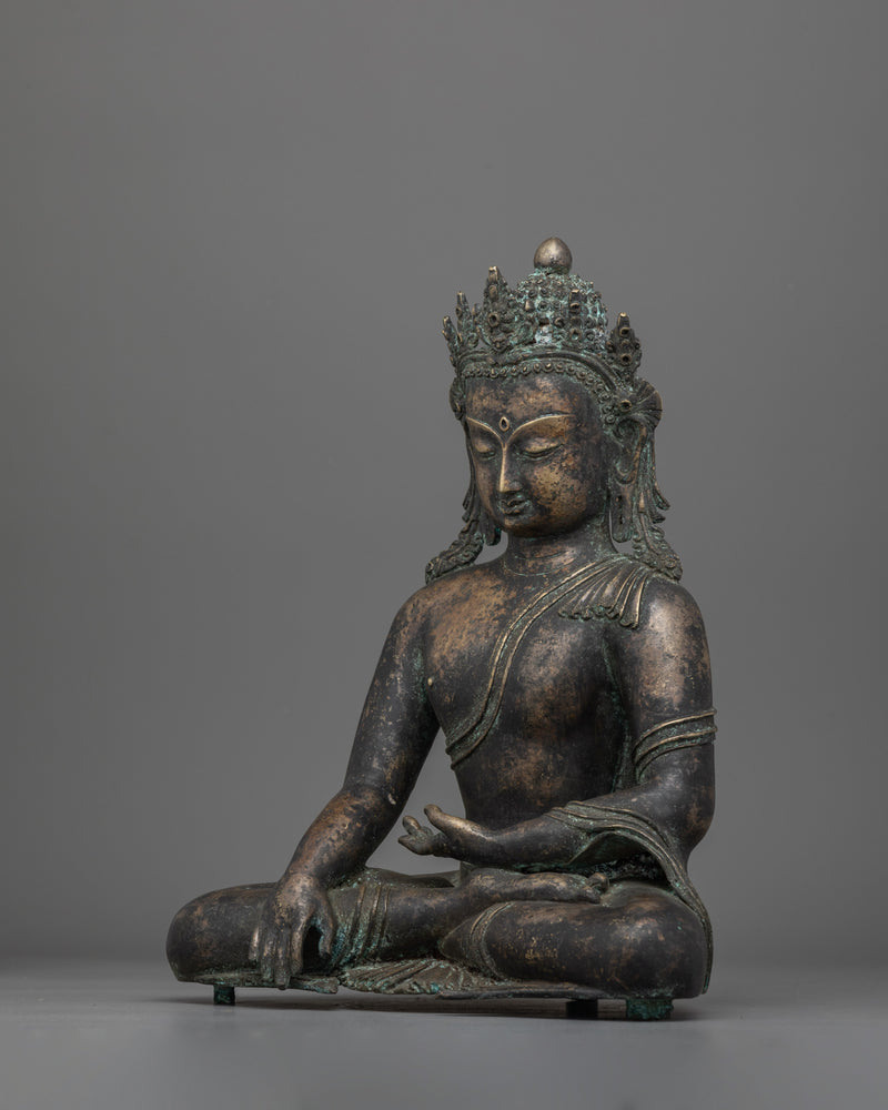 Serene Shakyamuni Enlightened Buddha | Symbol of Tranquility and Enlightenment