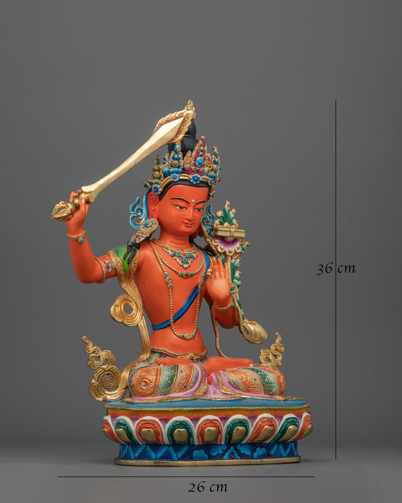 tranquil-manjushri-holding-flaming-sword