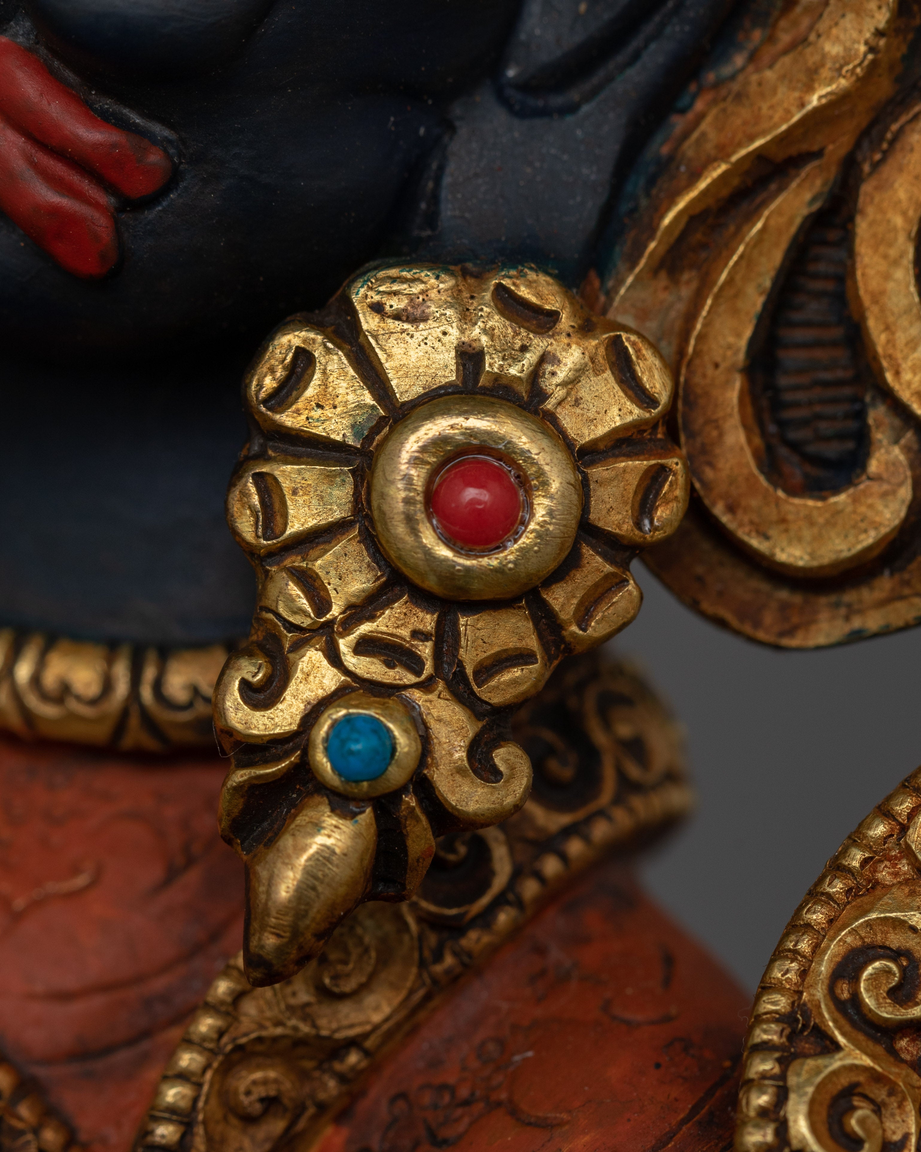 Wisdom Protector Fierce Palden Lhamo Statue | Handcrafted Tibetan Deity
