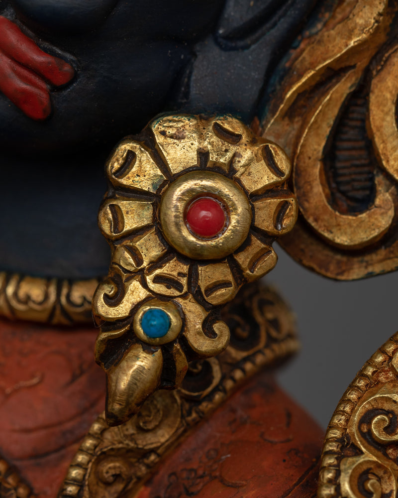 Wisdom Protector Fierce Palden Lhamo Statue | Handcrafted Tibetan Deity