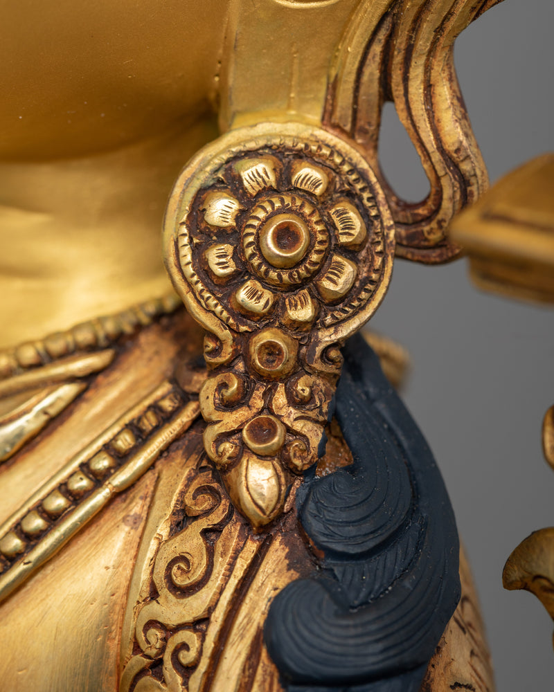 Flaming Sword Holder Enlightened Manjushri Deity | Embodiment of Wisdom