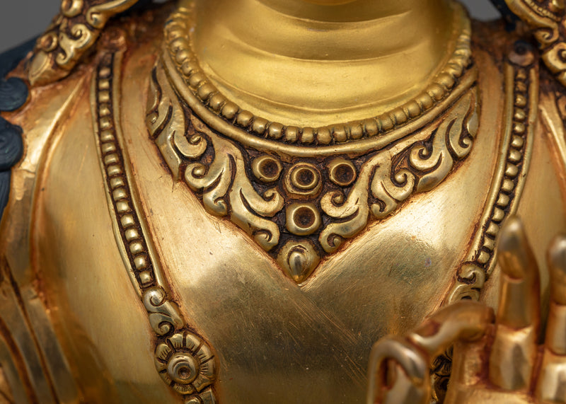 Flaming Sword Holder Enlightened Manjushri Deity | Embodiment of Wisdom