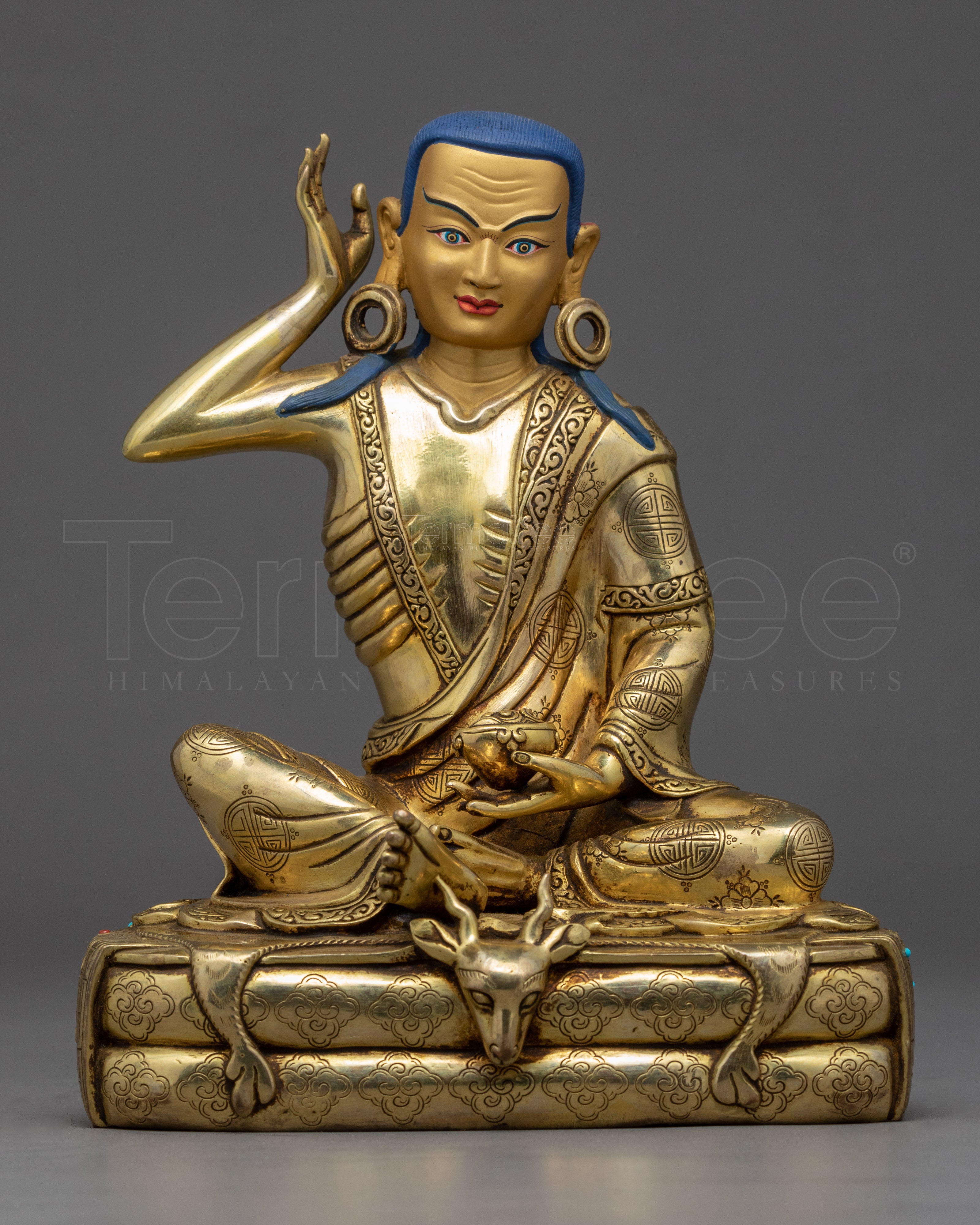 Milarepa Statue | Traditional Buddhist Master Sculpture