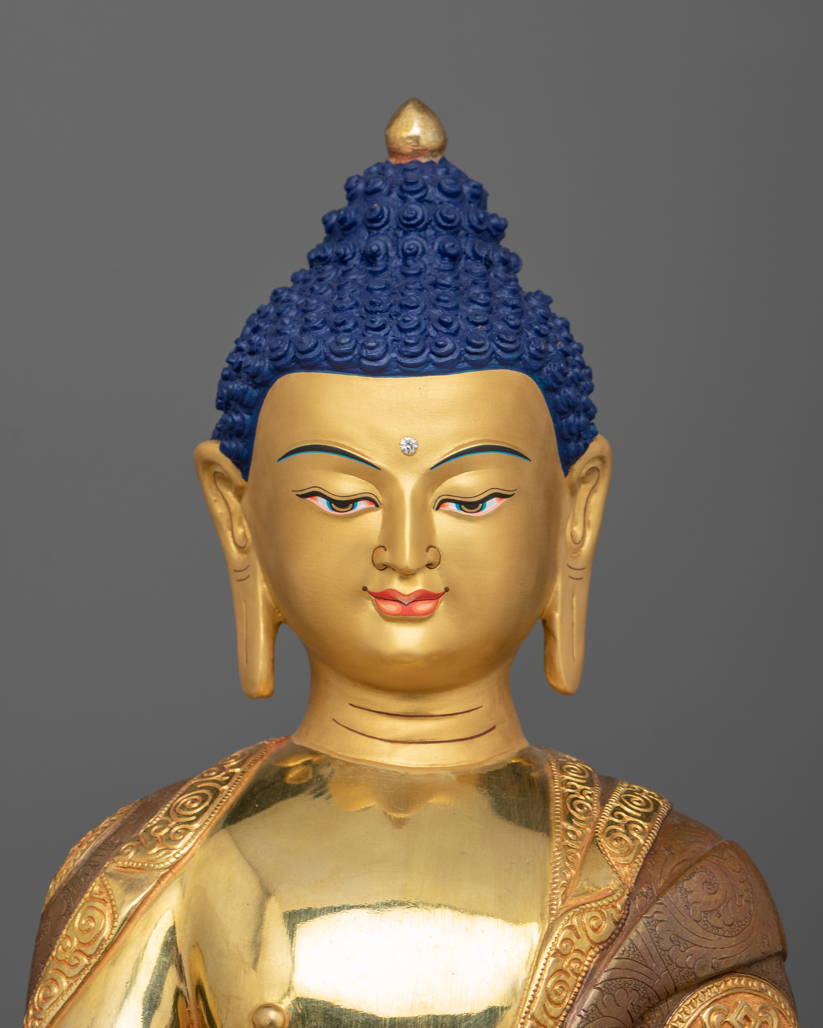 Buddhist Tradition Shakyamuni Buddha Scupture | Tibetan Buddhism Art
