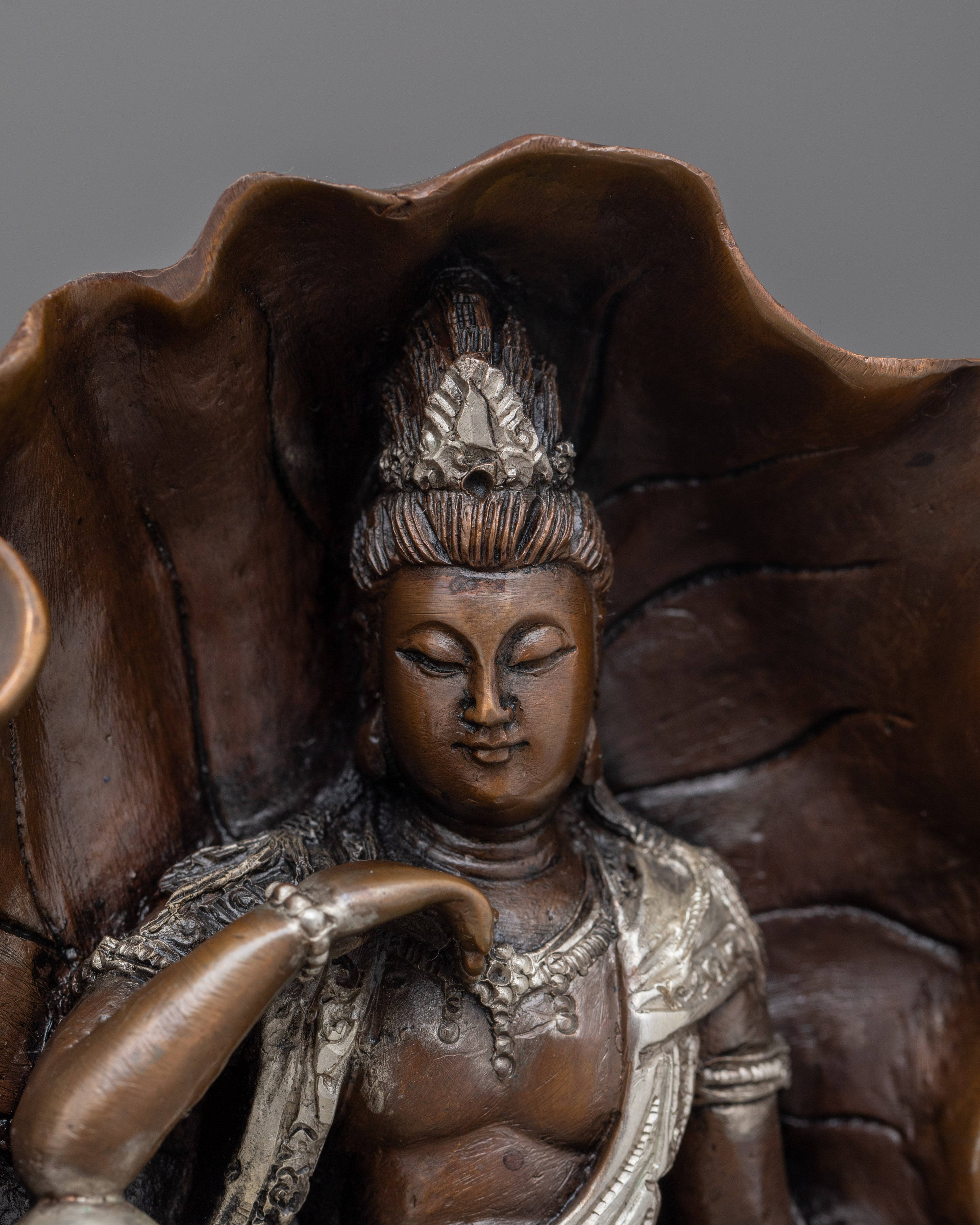 Meditational Lokeshwor God Sculpture | Sacred Guardian of Compassion and Peace