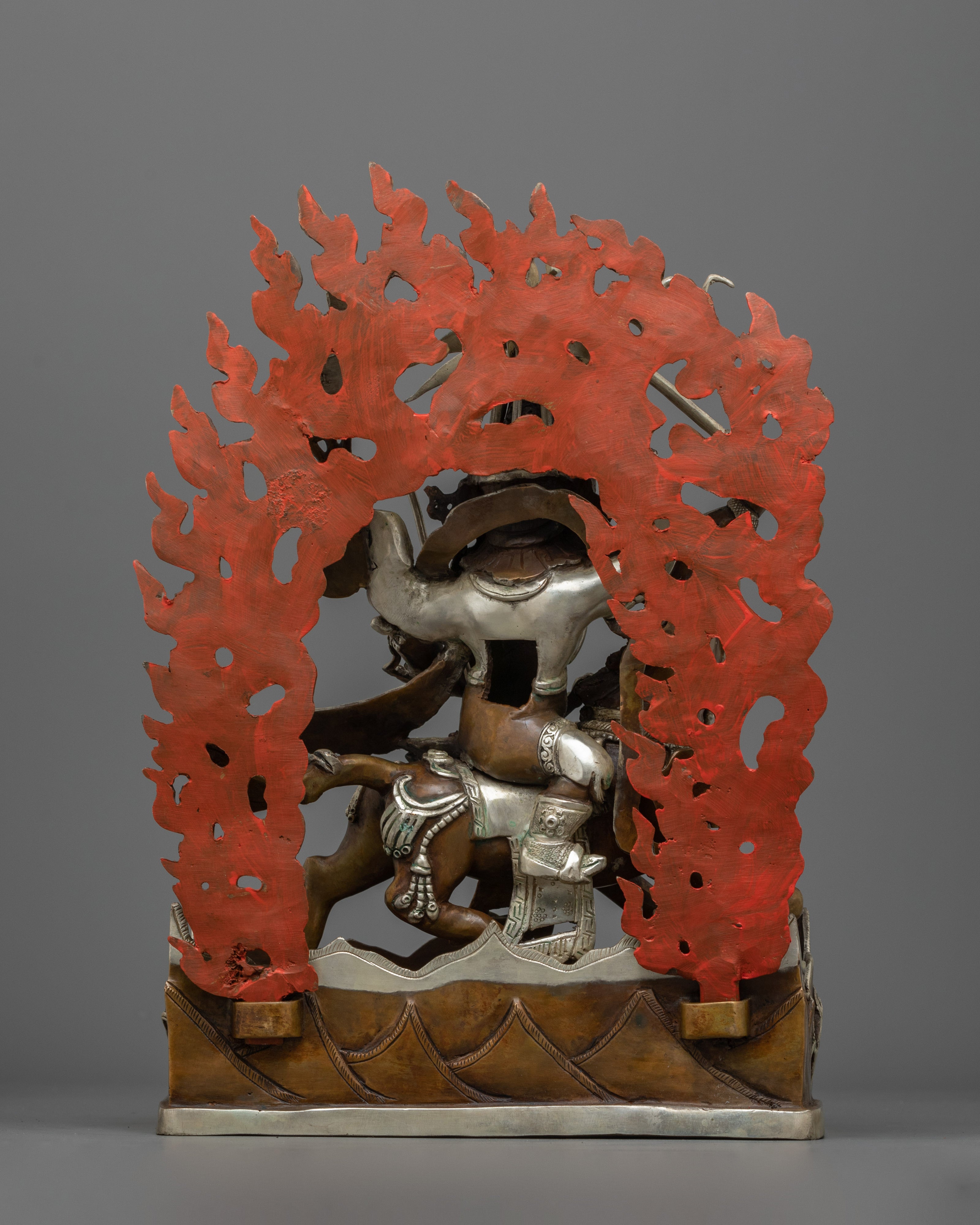 Handmade Warrior King Gesar Figurine | Symbol of Courage and Heroism