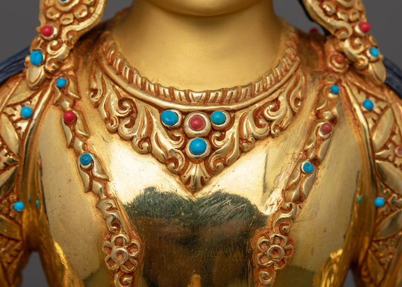 Enlightened Amitayus Buddha Statue | Handcrafted Dharma Buddha