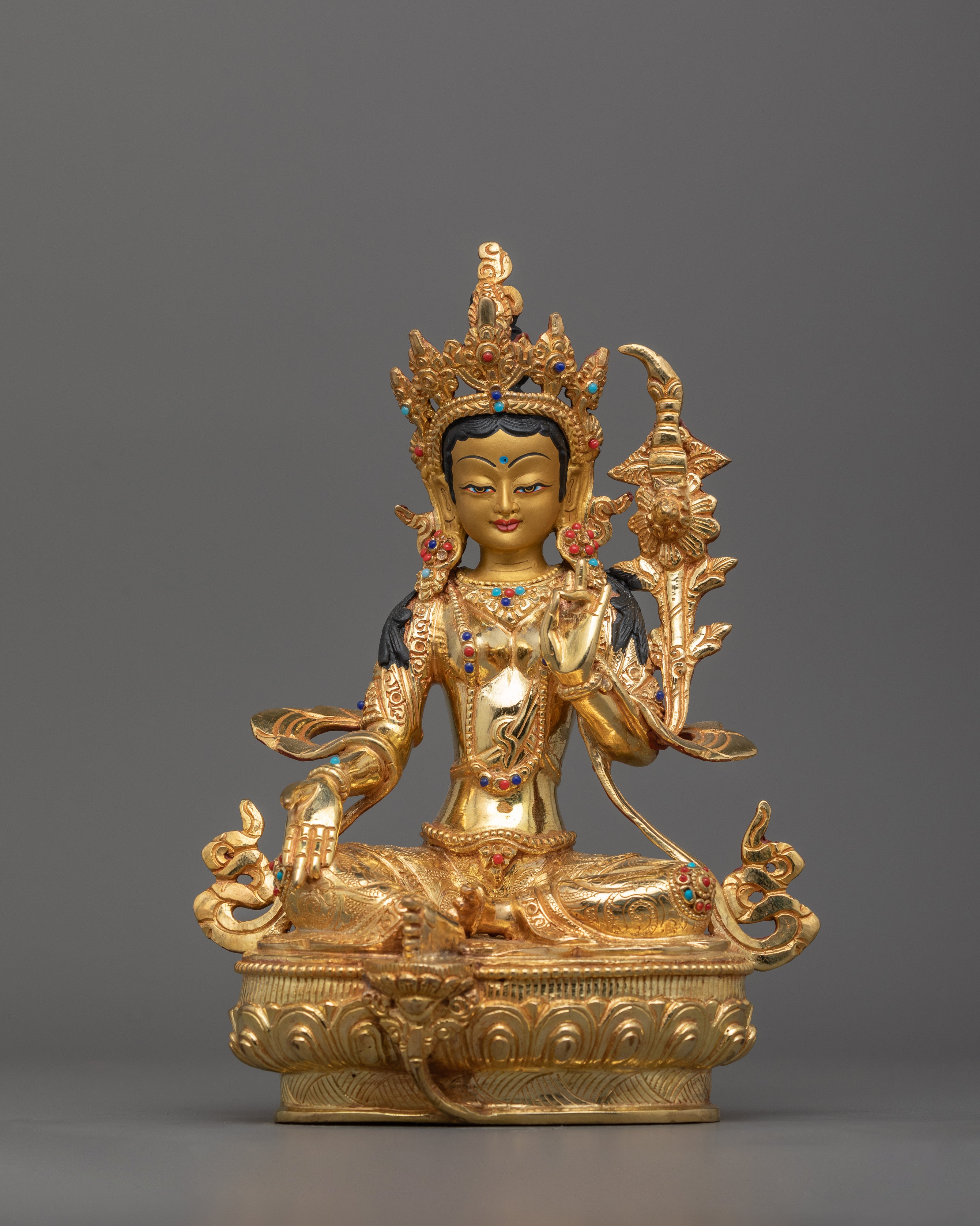 Tibetan Buddhism Sacred 21 Tara Set | Divine Collection of Spiritual Protection Statues