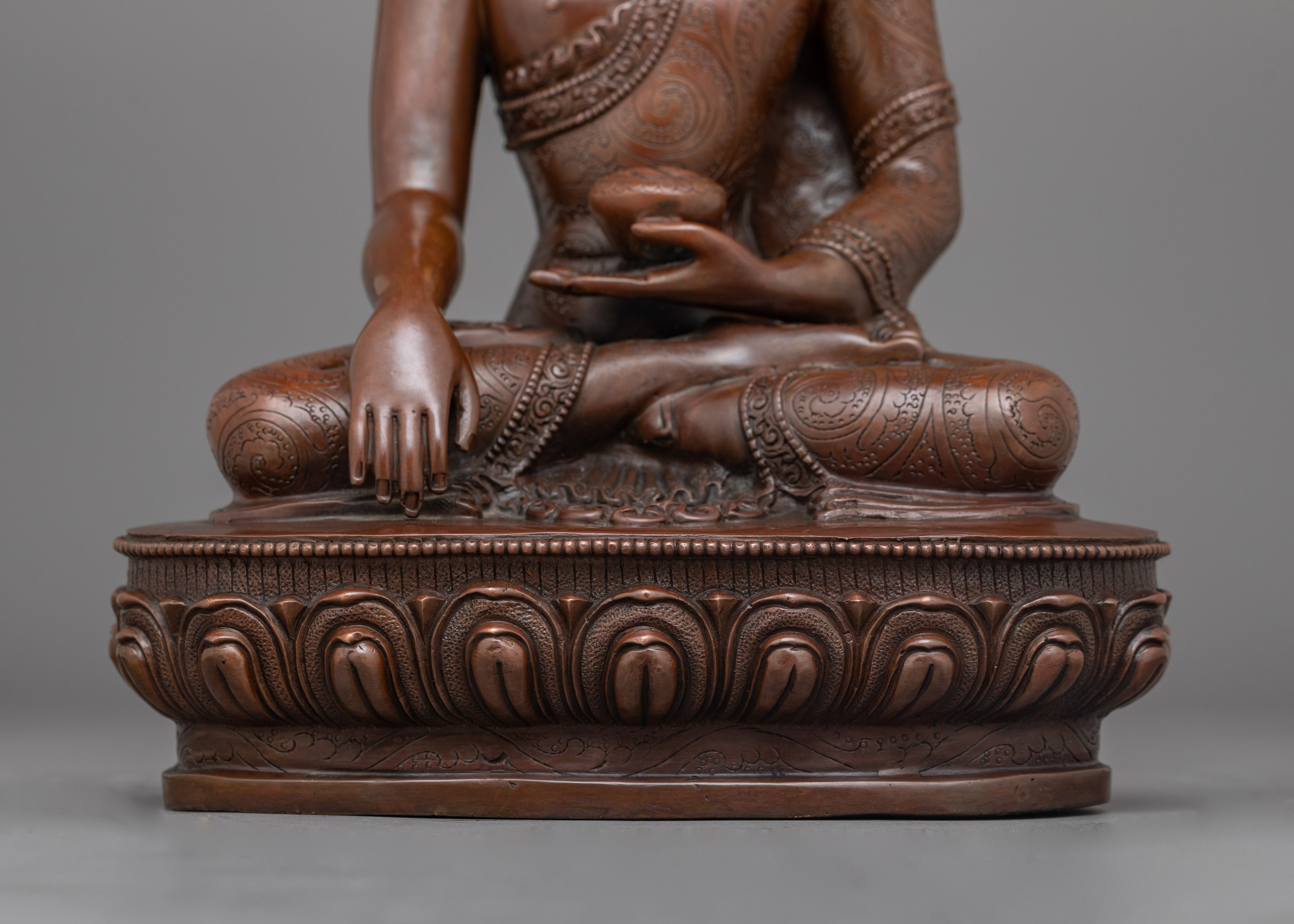 Mindful Meditation Sacred Statue of Shakyamuni Buddha | Universal Wisdom