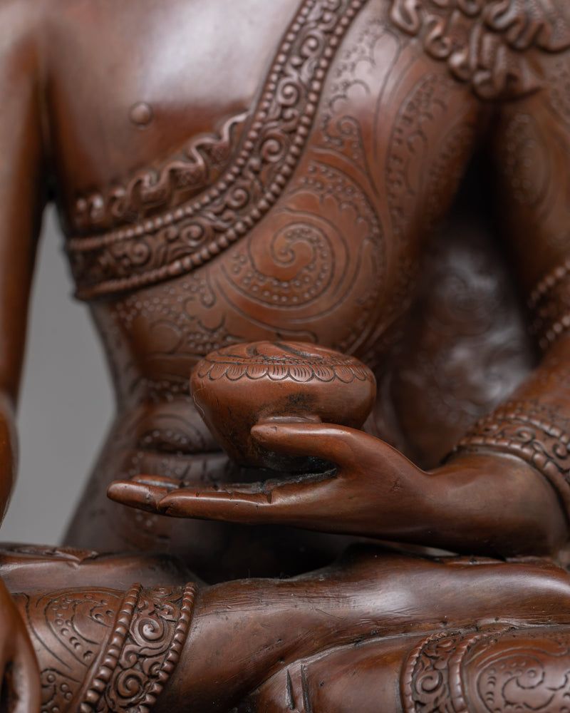 Mindful Meditation Sacred Statue of Shakyamuni Buddha | Universal Wisdom