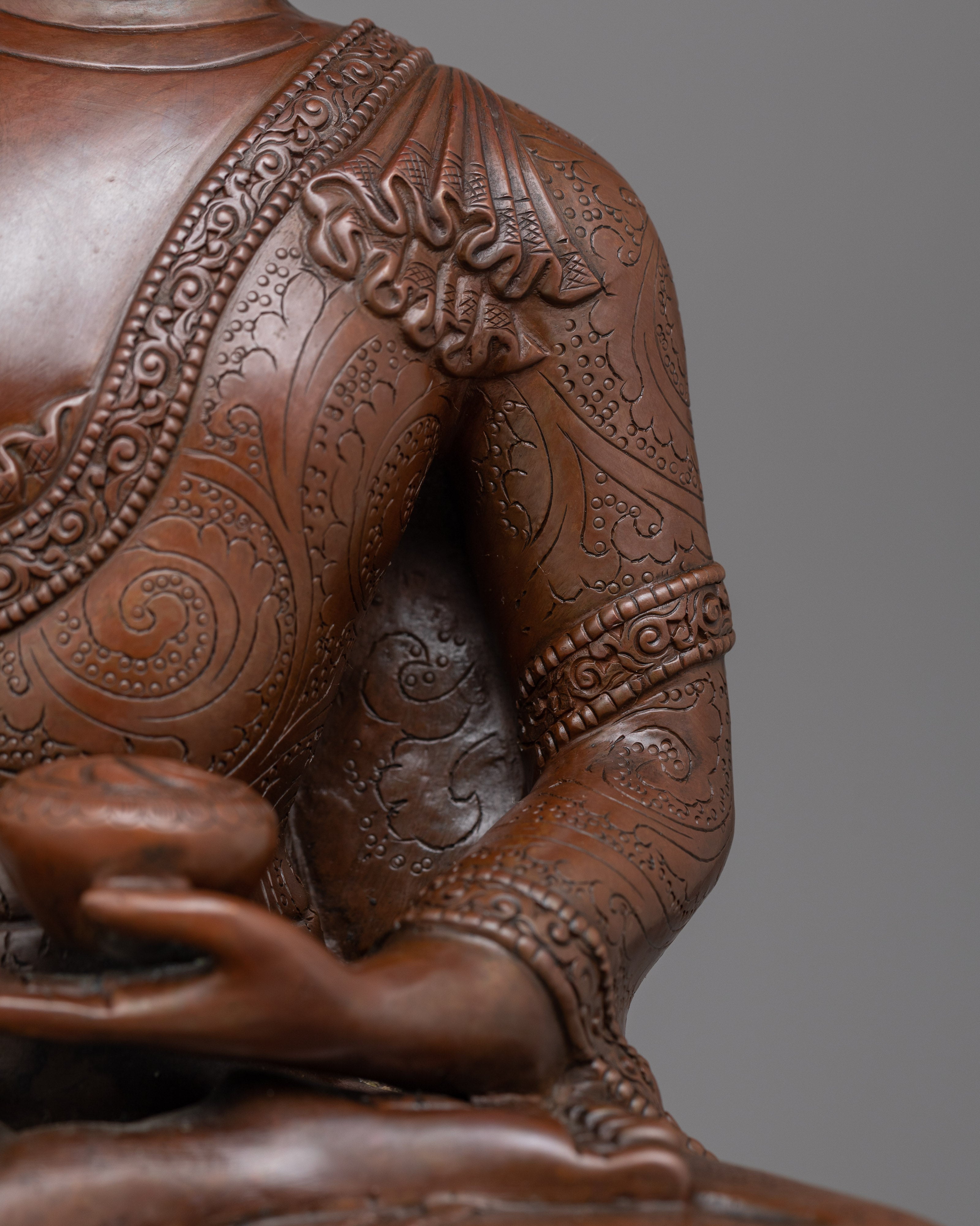 Mindful Meditation Sacred Statue of Shakyamuni Buddha | Universal Wisdom