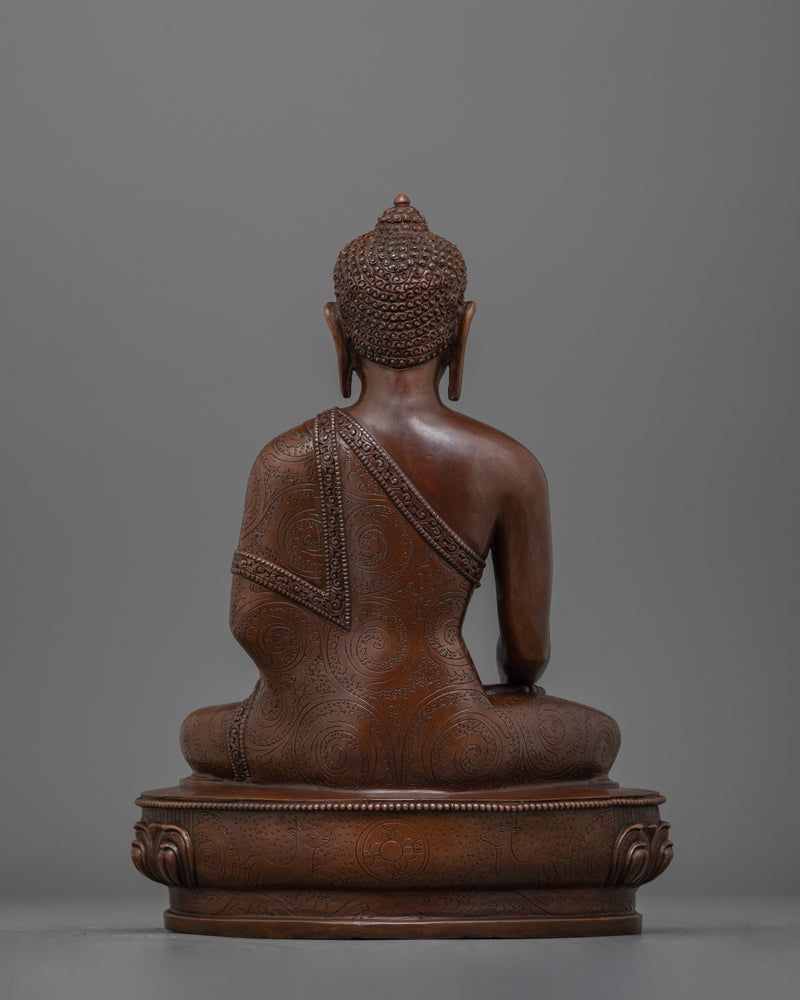 Mindful Meditation Sacred Statue of Shakyamuni Buddha | Universal Wisdom