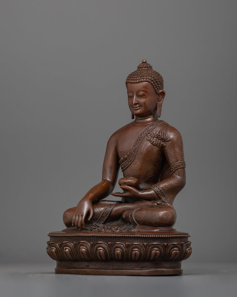 Mindful Meditation Sacred Statue of Shakyamuni Buddha | Universal Wisdom