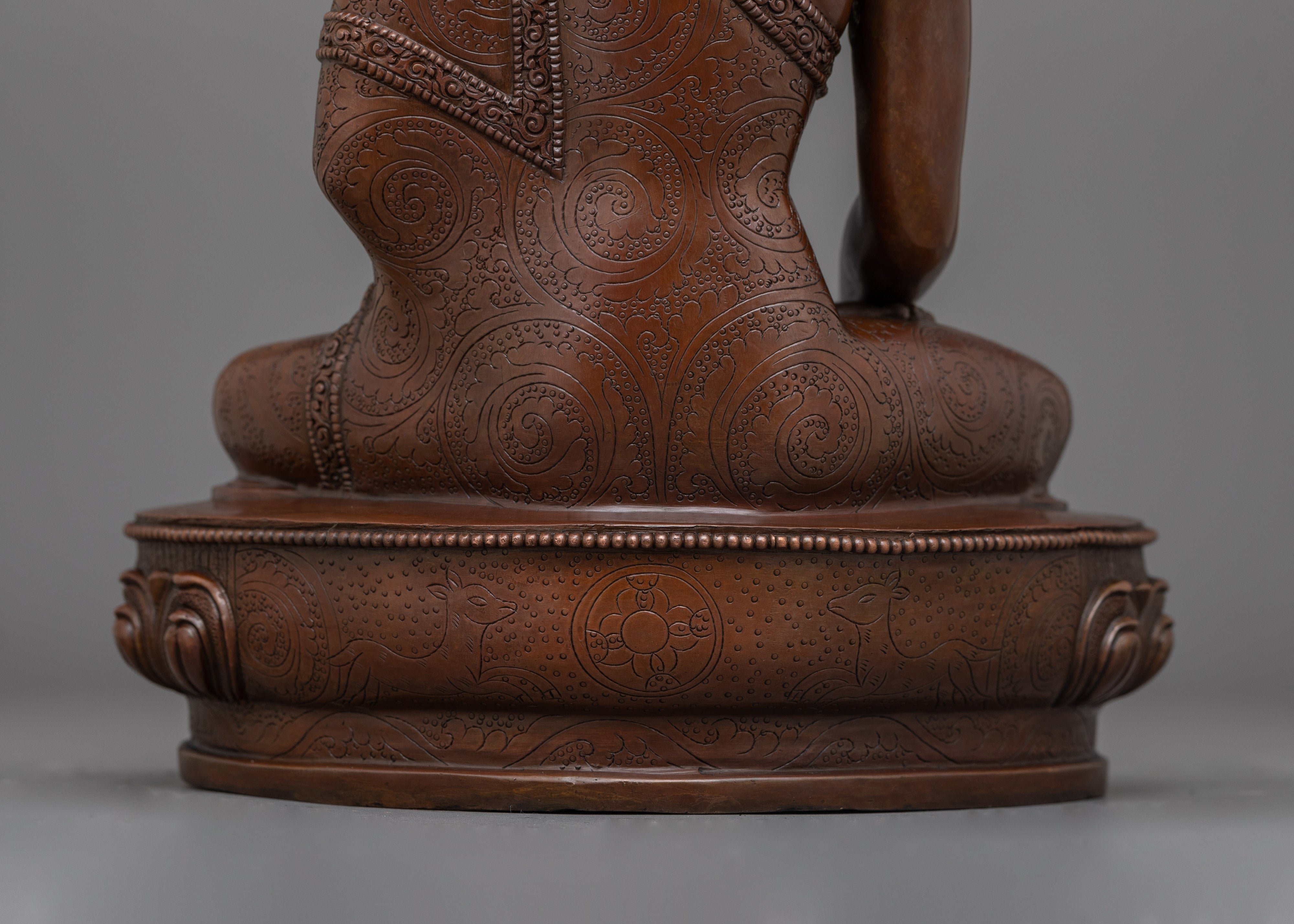 Mindful Meditation Sacred Statue of Shakyamuni Buddha | Universal Wisdom