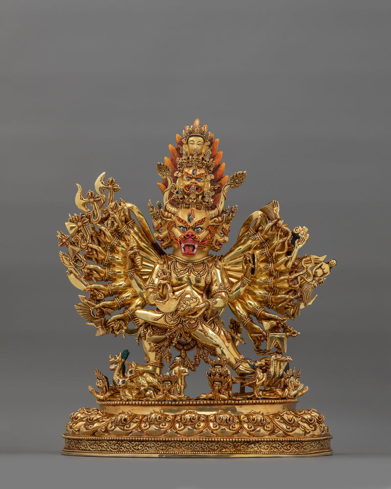 Fierce Protector and Destroyer of Delusions Yamantaka | Tantric Deity