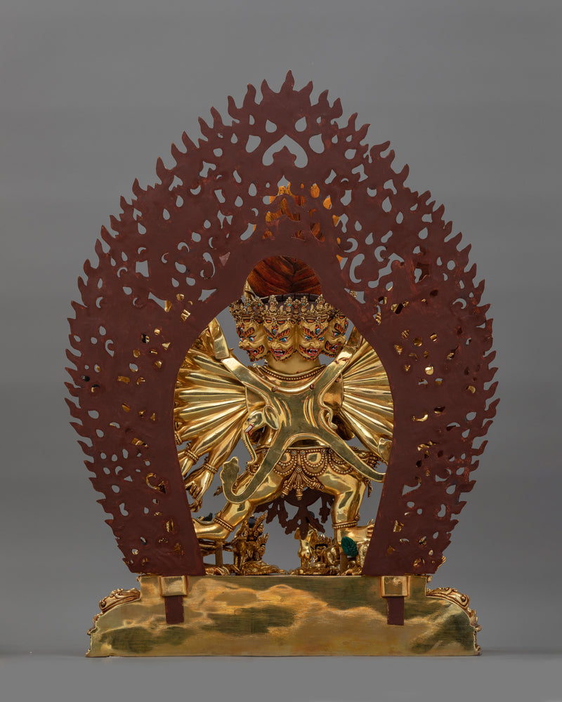 Fierce Protector and Destroyer of Delusions Yamantaka | Tantric Deity