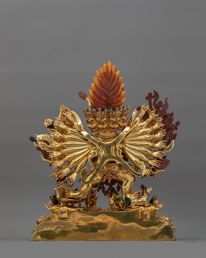 Fierce Protector and Destroyer of Delusions Yamantaka | Tantric Deity
