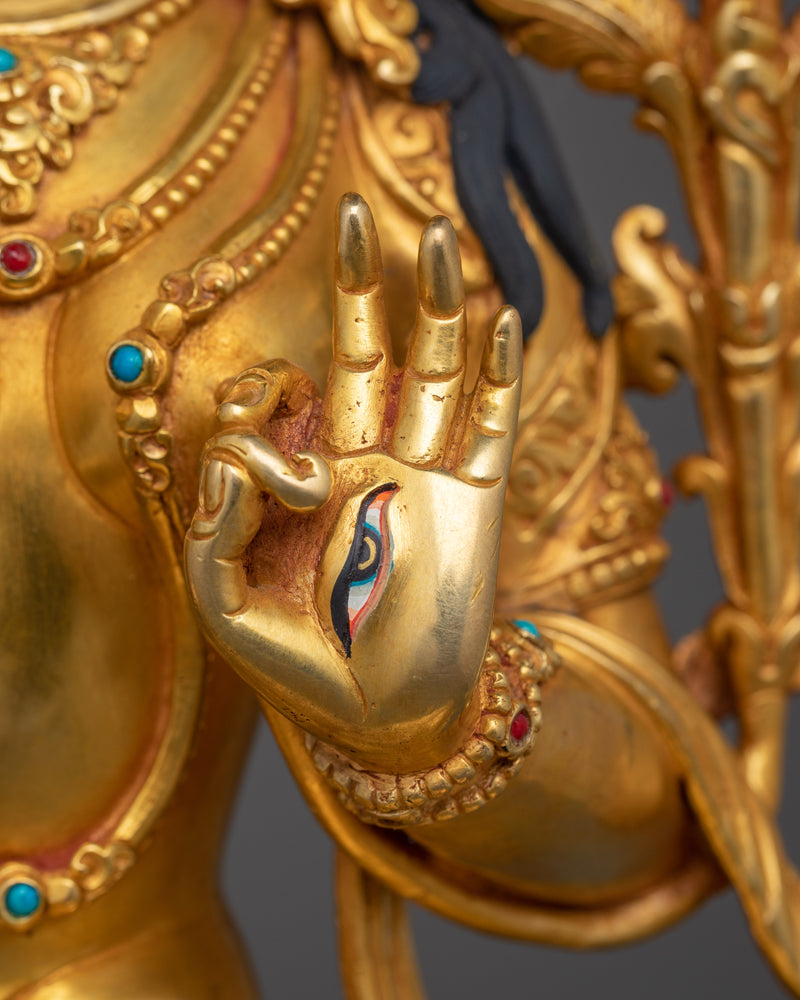 Compassionate Energy of White Tara Figurine | Guiding Towards Healing and Inner Peace