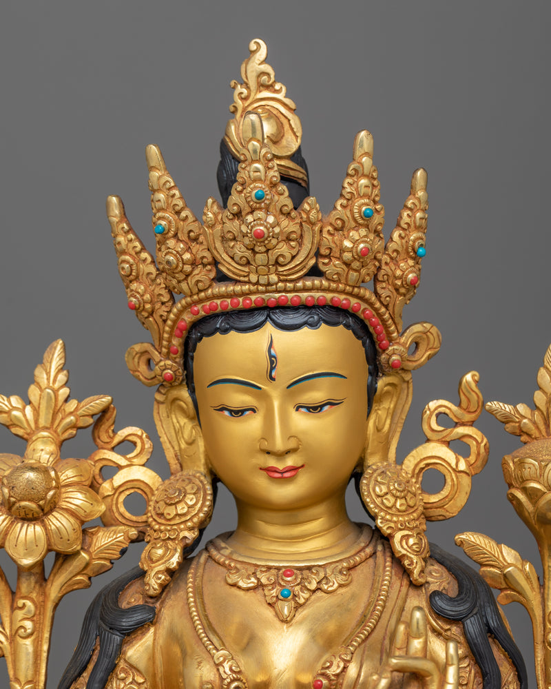 Female Buddha of Long Life White Tara | Longevity, Wisdom, and Good Fortune