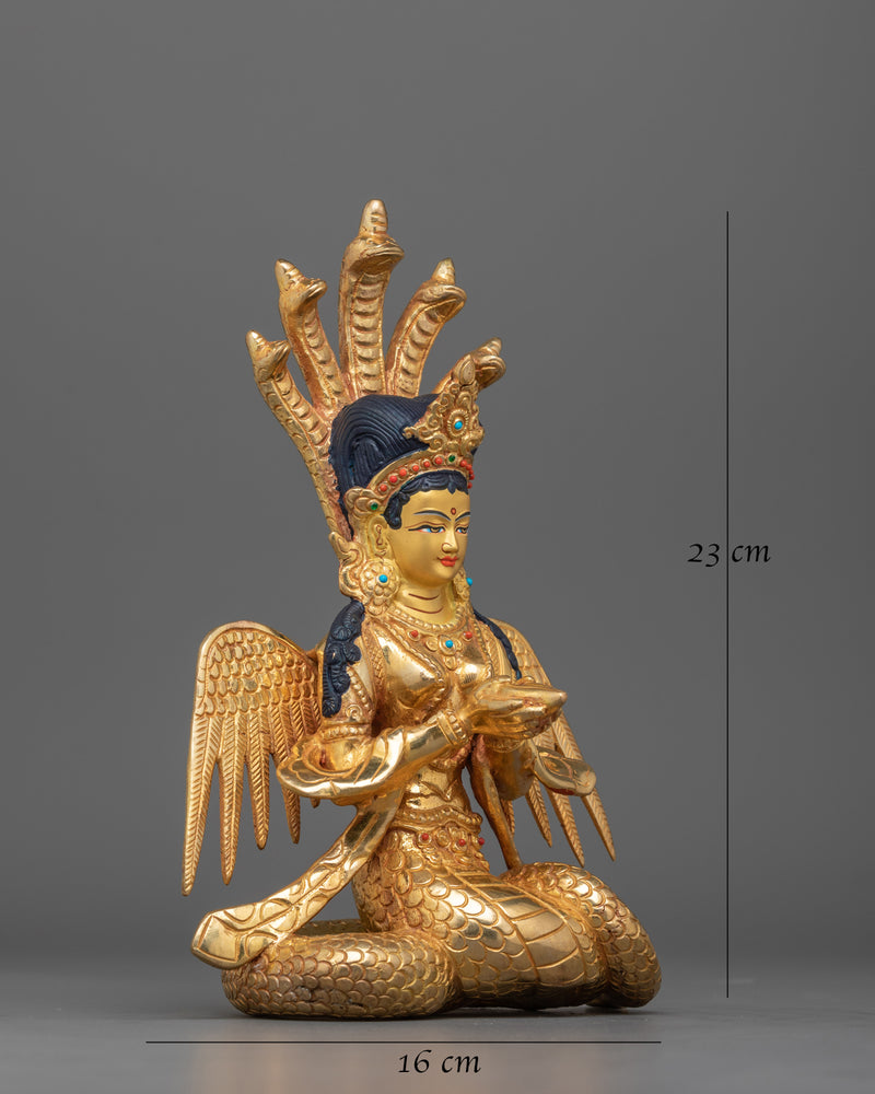 Traditional Nepalese Artistry Mystical Naga Kanya | The Divine God Snake Women