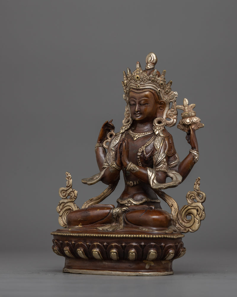 Lord Chenresig Figurine  | Bodhisattva of Compassionate Action