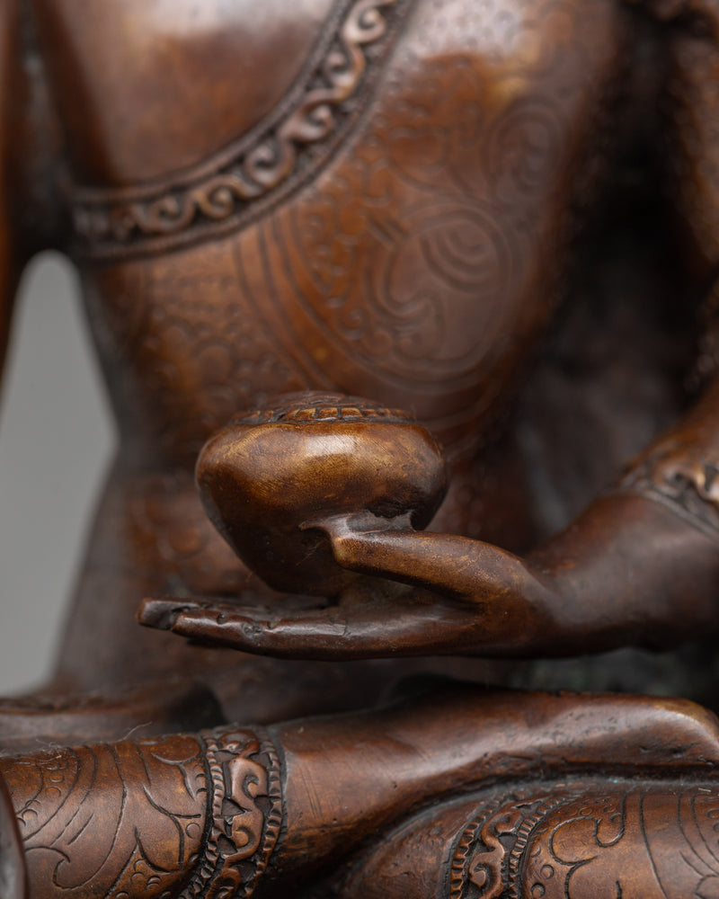 Shakyamuni Buddha Statue for Buddhist Shrine | Embrace a Sense of Peace and Mindfulness