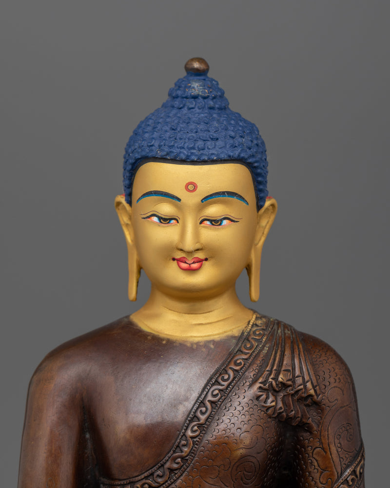 Shakyamuni Buddha Statue for Buddhist Shrine | Embrace a Sense of Peace and Mindfulness
