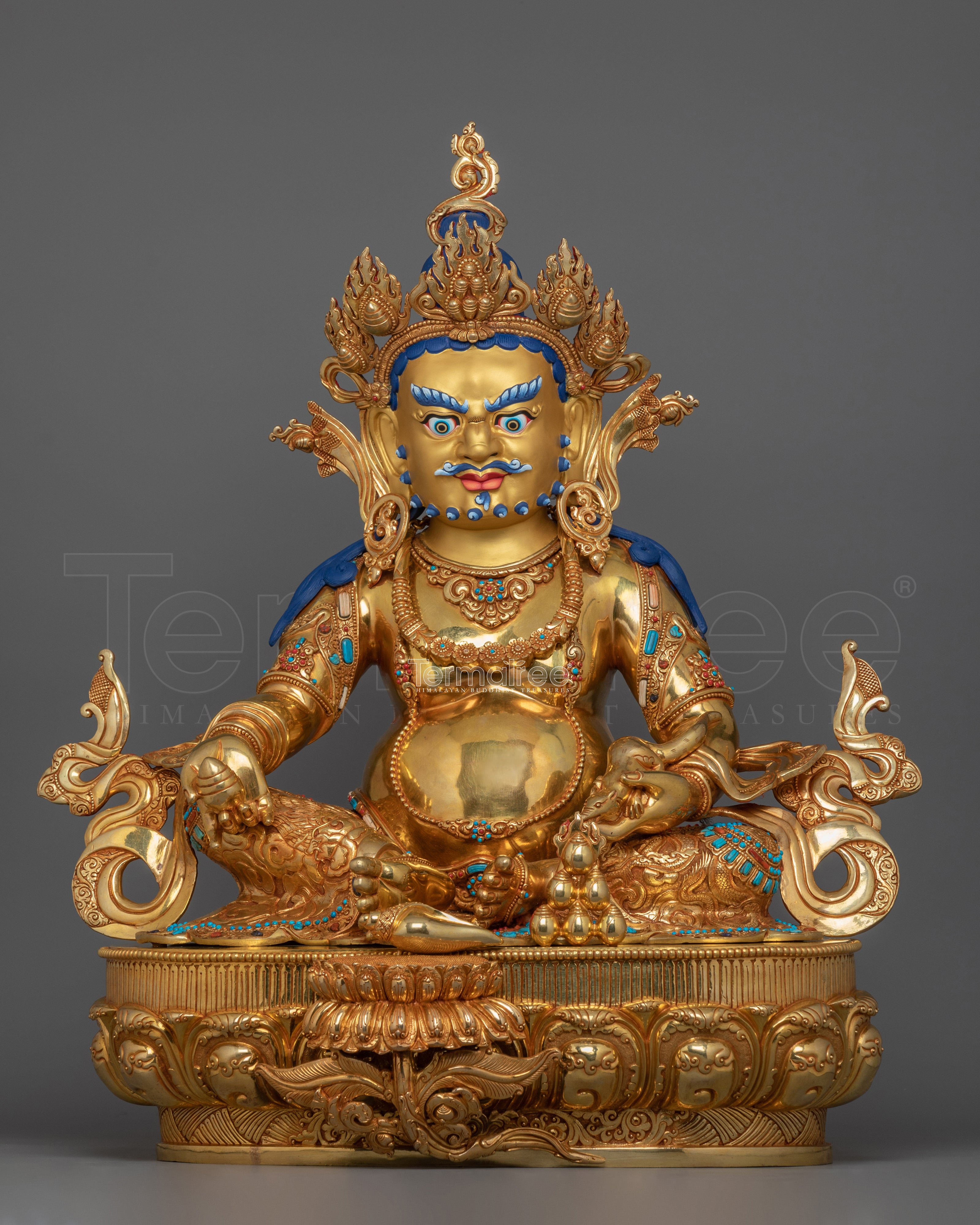 God of Abundance and Blessings Dzambhala Statue | Symbol of Material and Spiritual Wealth