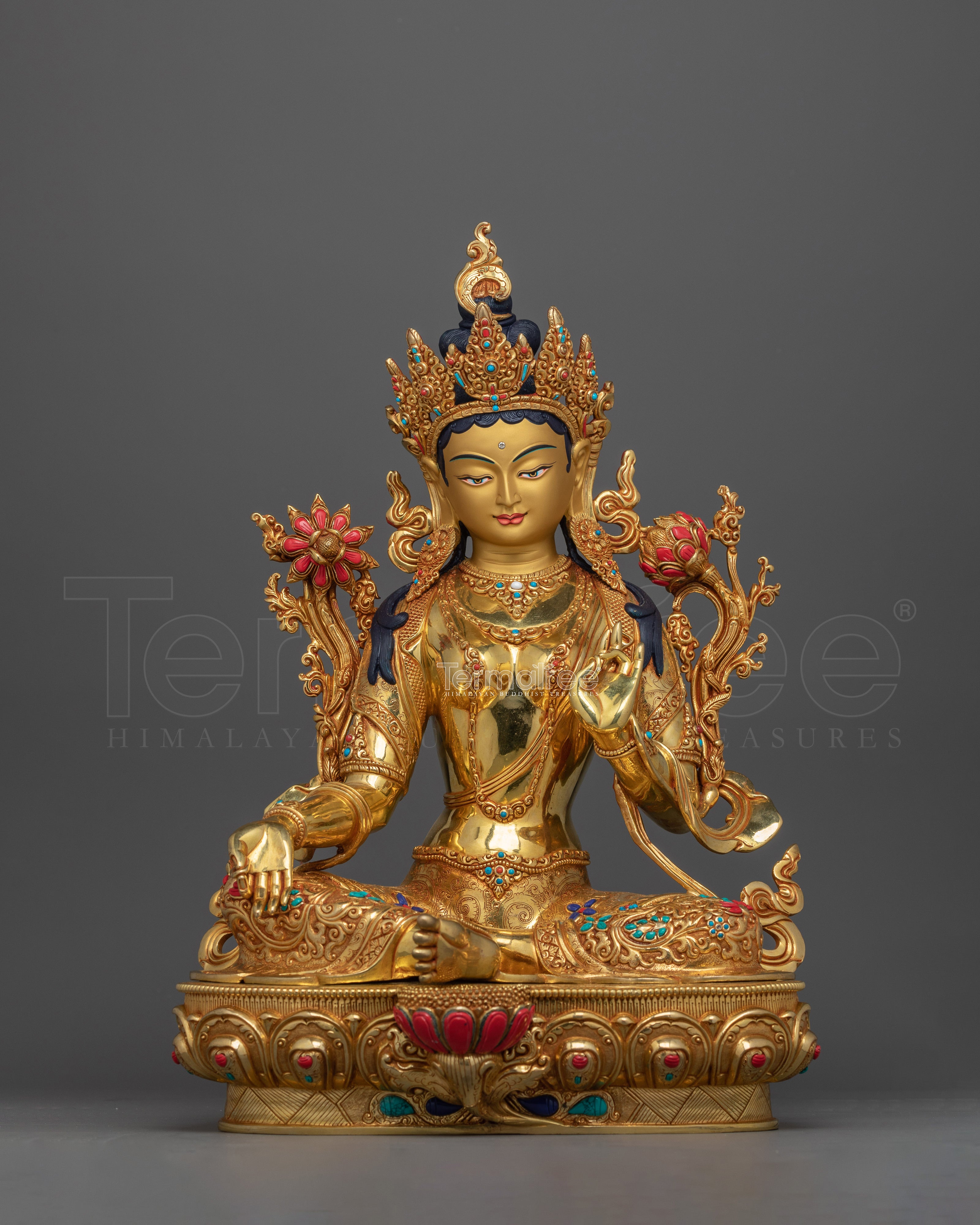 Bodhisattva of Loving Kindness Green Tara | Tibetan Buddhist Compassionate Deity