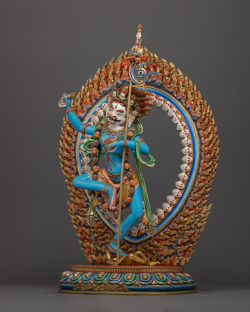 Religious Singhamukha Yogini Lion Faced Dakini Statue | Pure Land Dakini