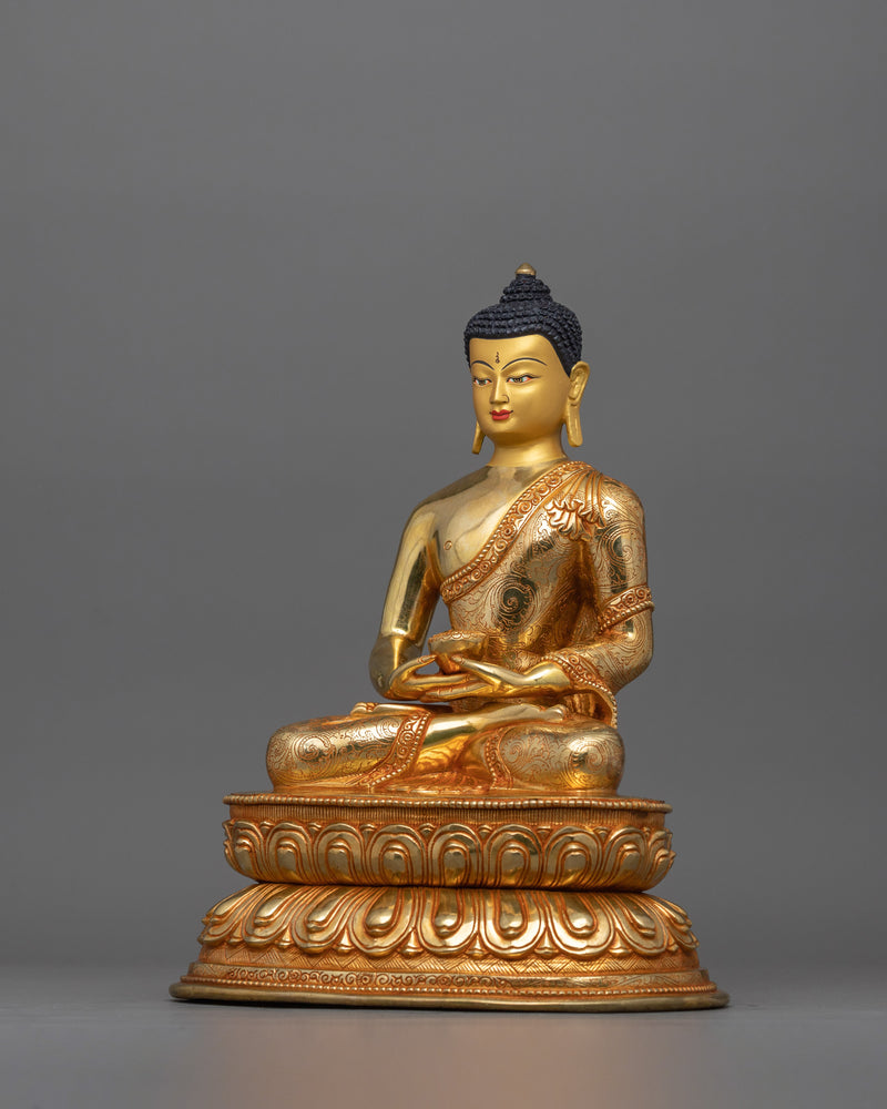 Amitabha Diamond Realm Buddha Figure | Meditative Pure Land Icon