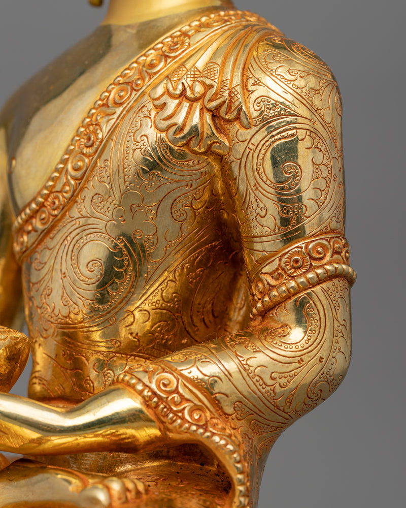 Amitabha Diamond Realm Buddha Figure | Meditative Pure Land Icon