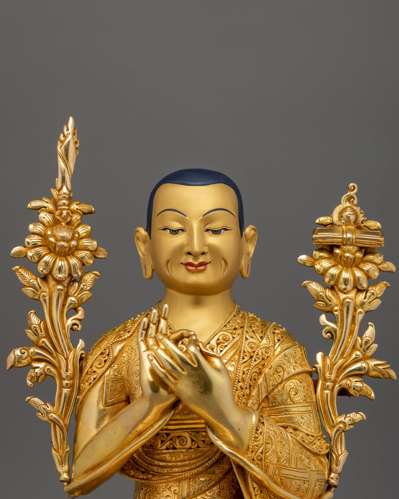 Tsong Khapa Set With His Deciples Life and Teachings | Gyaltsab Je and Khedrup Je