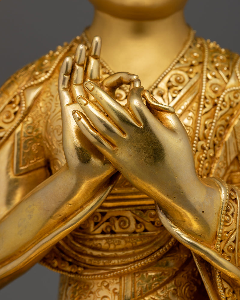 Tsong Khapa Set With His Deciples Life and Teachings | Gyaltsab Je and Khedrup Je