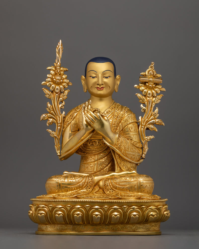 Tsong Khapa Set With His Deciples Life and Teachings | Gyaltsab Je and Khedrup Je