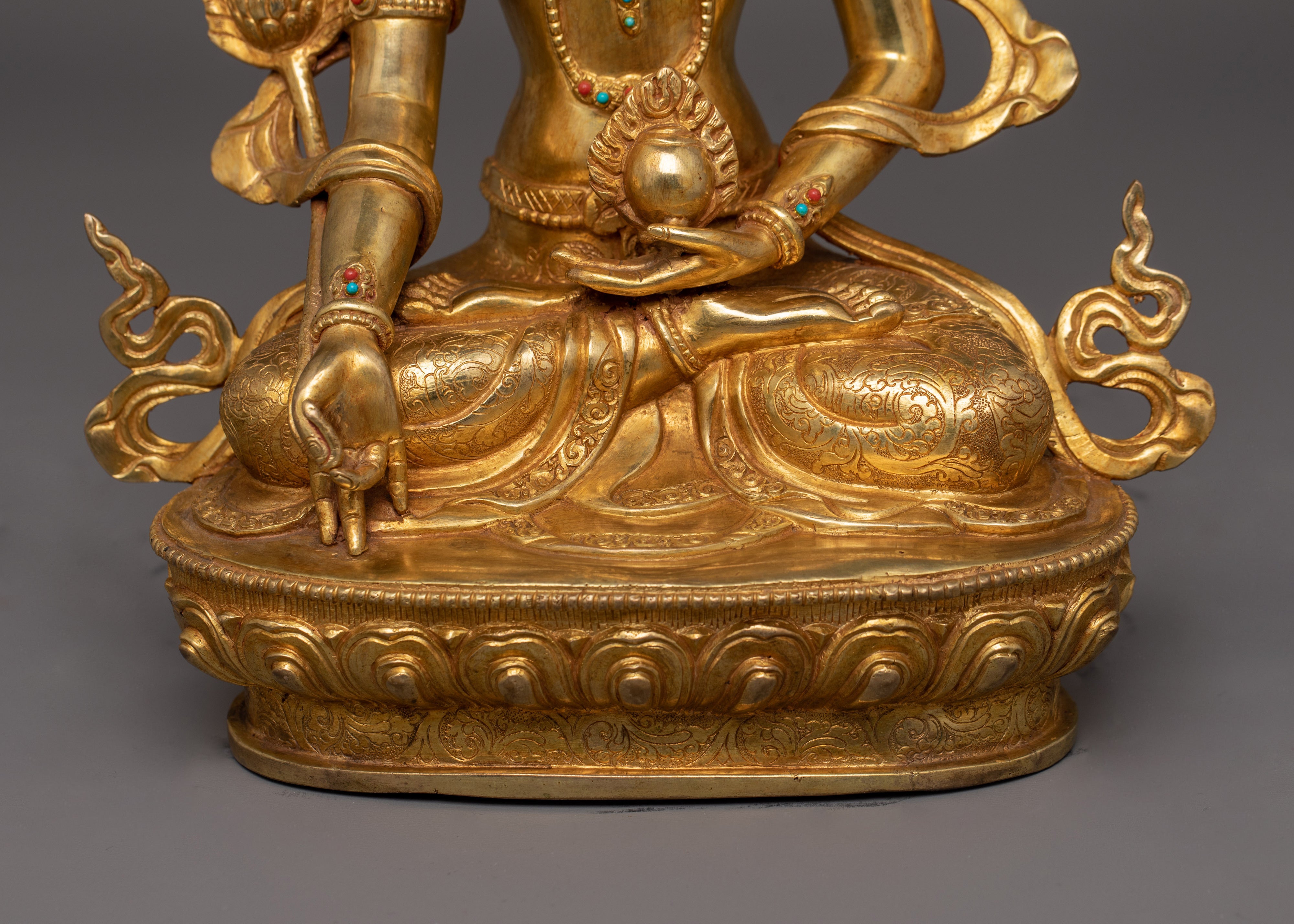 The Savior of Hell Beings Kshitigarbha Statue | Bodhisattva of Great Vows