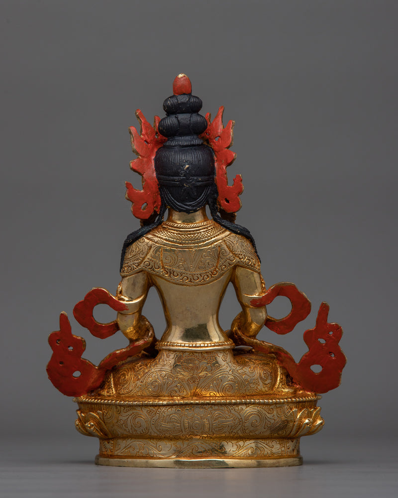 Longevity and Compassion Amitayus Statue | Handcrafted Enlightened Buddha