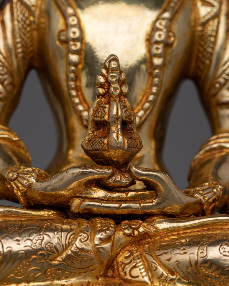 Longevity and Compassion Amitayus Statue | Handcrafted Enlightened Buddha