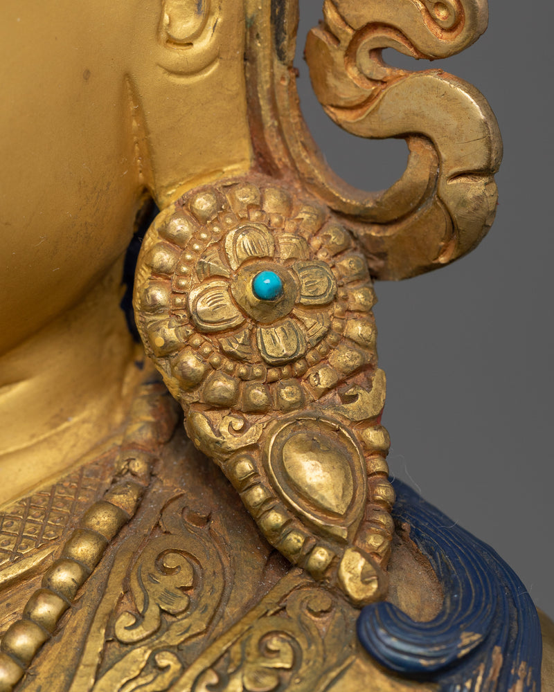 Tantric Guru Tibetan Buddhist Padmasambhava Statue | Guru Rinpoche The Second Buddha