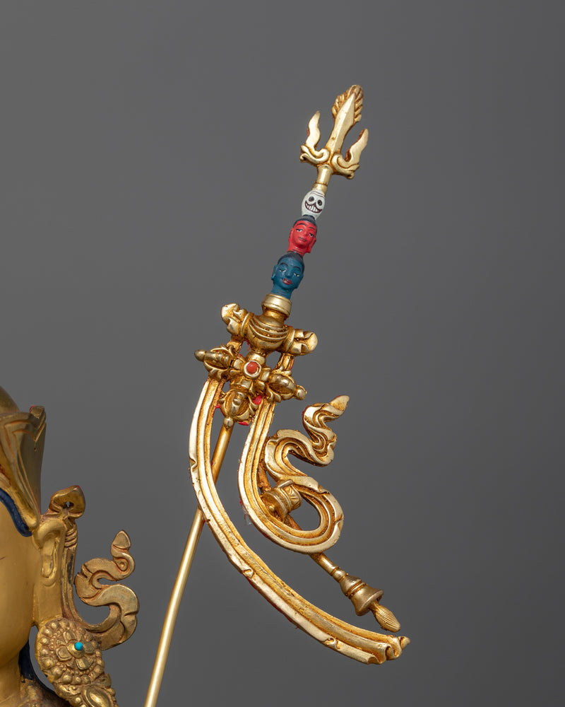 Tantric Guru Tibetan Buddhist Padmasambhava Statue | Guru Rinpoche The Second Buddha
