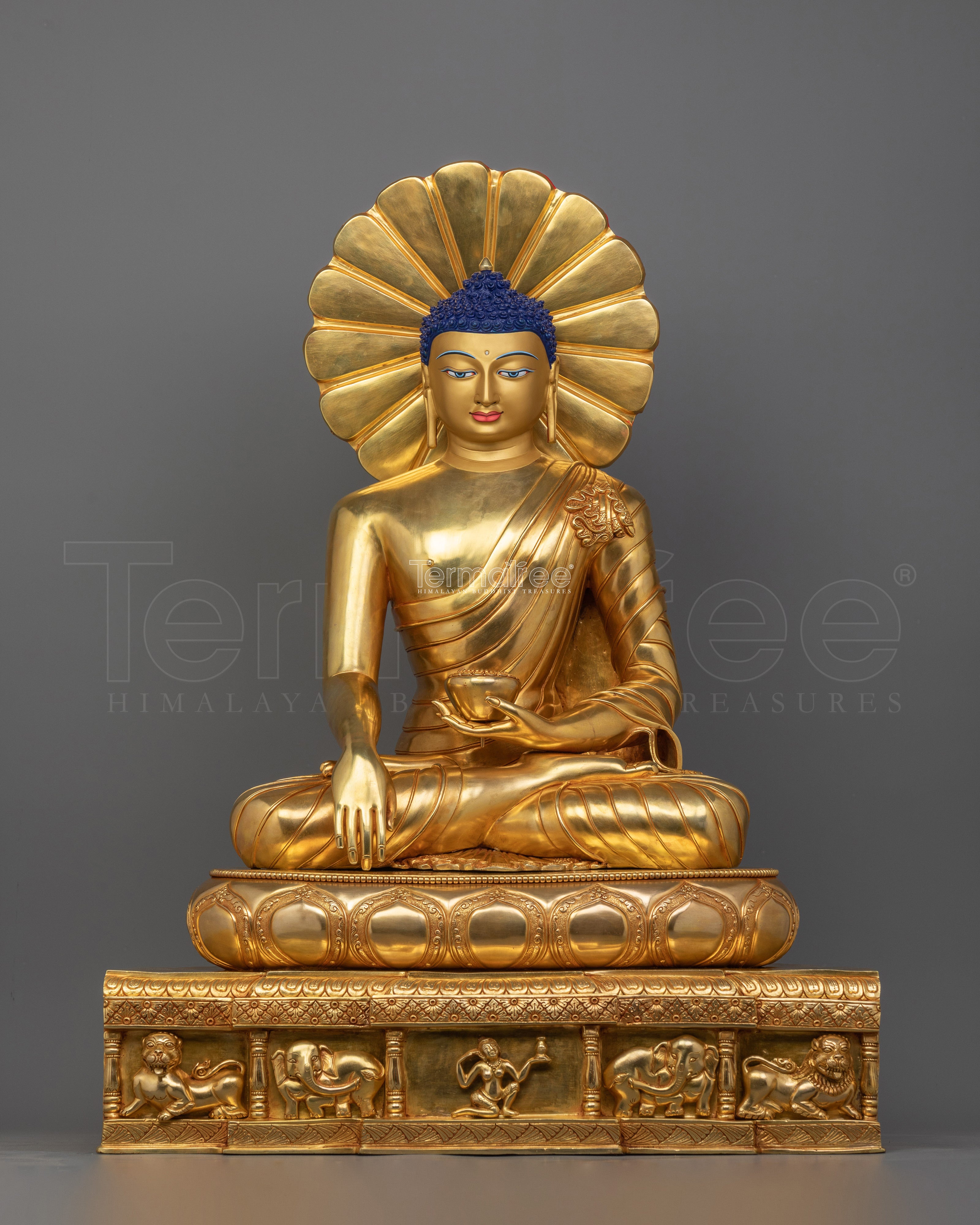Enlighten Guru Shakyamuni Buddha Statue | Buddhist Spiritual Decor and Practice Artwork